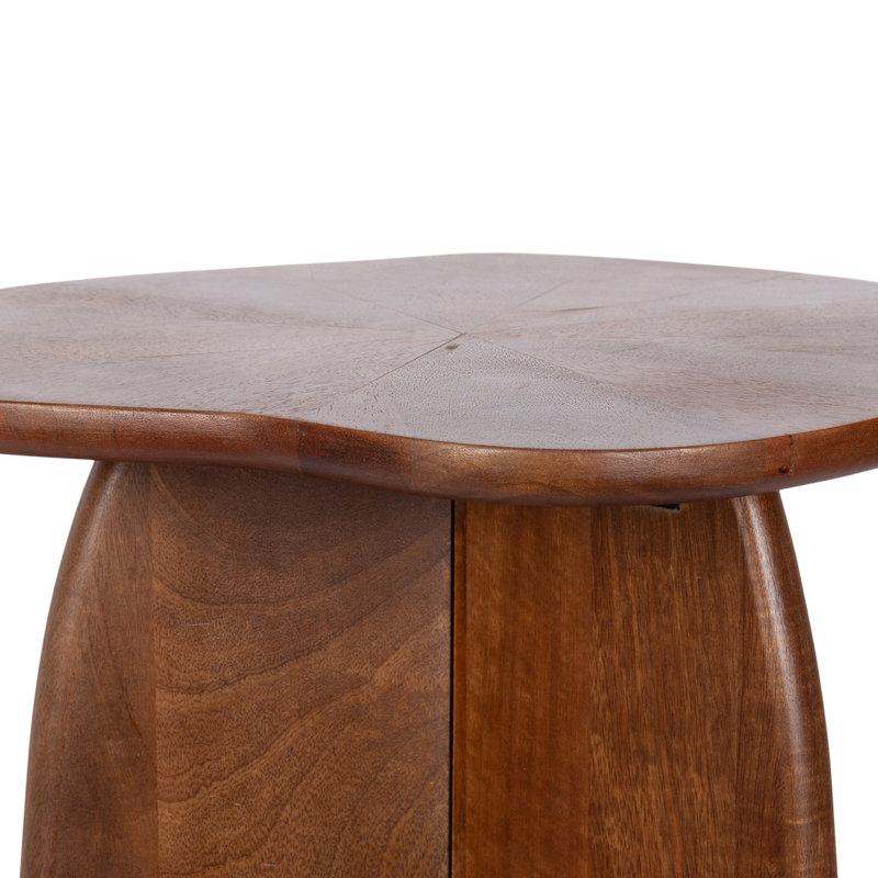Table d'appoint Kanna Wavy, H 21 po x l 16 po x P 16 po
