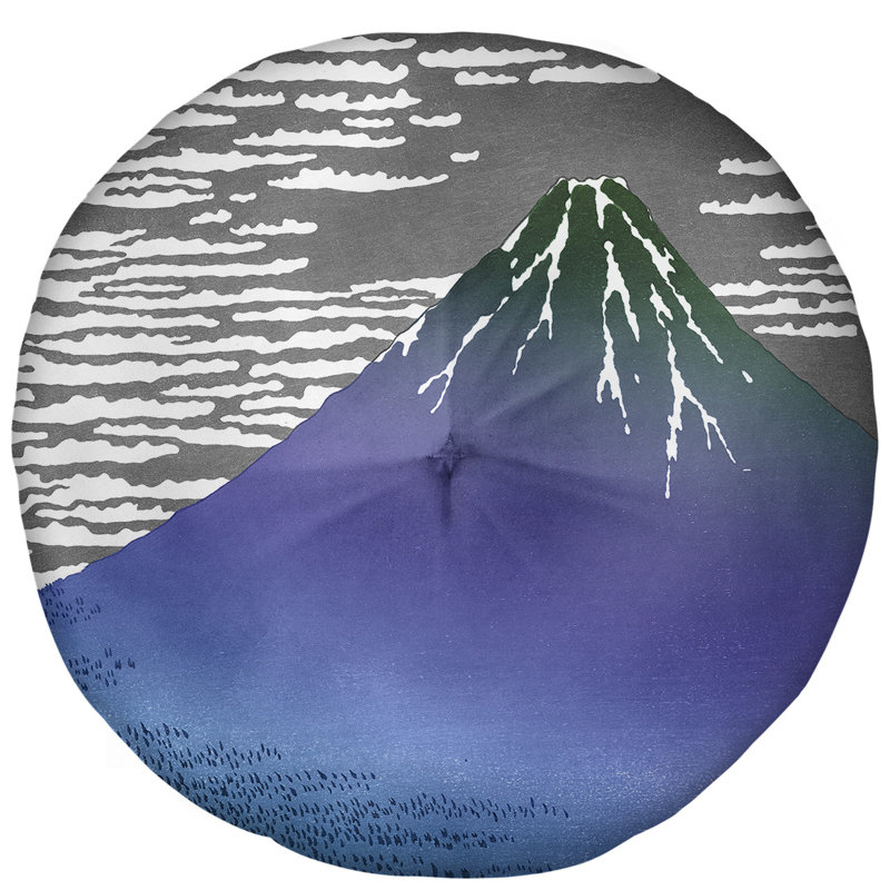 Katsushika Hokusai, Bleu, 31,5 po x 63 po