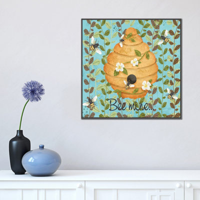 Bees And Honey I by Jade Reynolds - Wrapped Canvas Print
