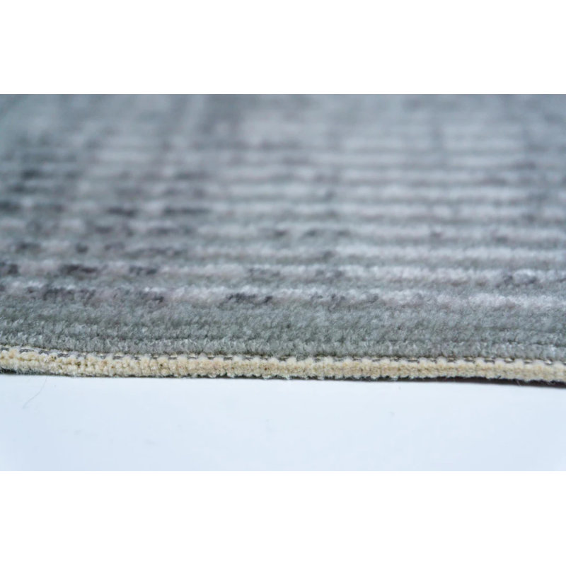 Siena Anthracite Soft Touch Densely Woven Acrylic Carpet, Round 2'8"