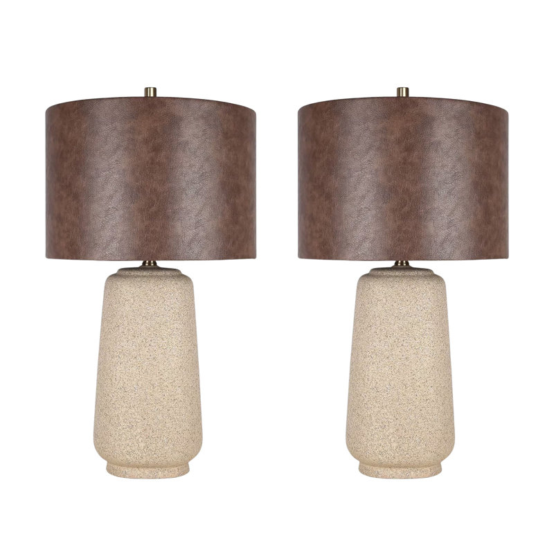Lampe de table Rustic Harmony - Céramique - Ensemble de 2