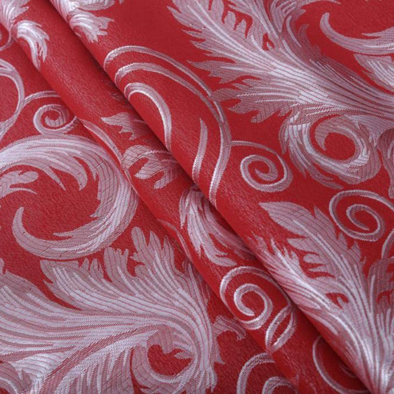 Jacquard Luxury Window 2 Panel Set Curtain with Attached Valance and Backing Bedroom Living Room Dining 2 Curtains 55x84 inches