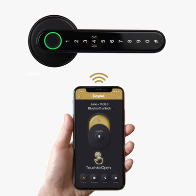 Fingerprint Keyless Security Door Lock