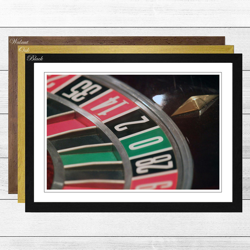 Single Picture Frame Print, Black