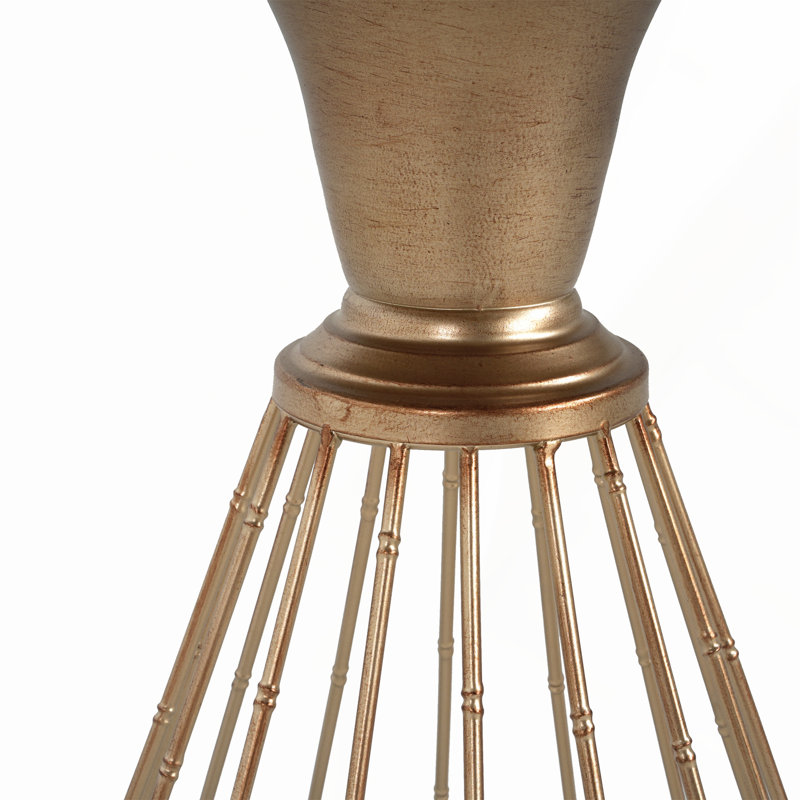Table d'appoint en pin rétro Hollow Edge