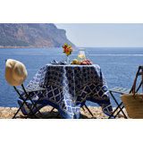 Azulejo Handmade Floral Tablecloth