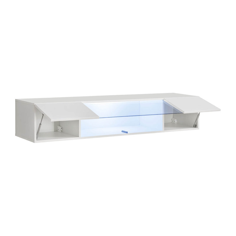Armoire média flottante blanche Type-52 63 "Fly, Blanc