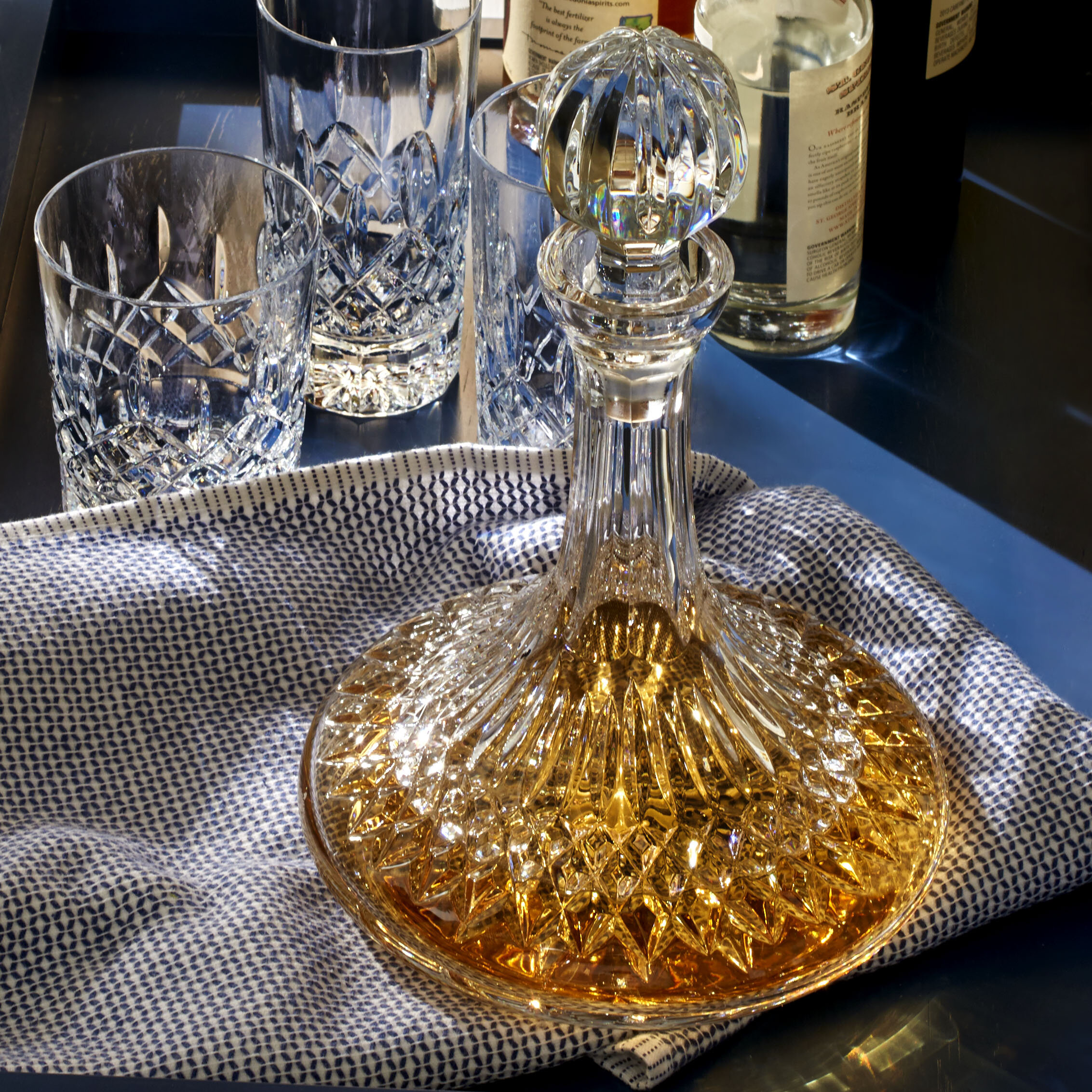 Sold at Auction: Eight WATERFORD CRYSTAL Lismore Brandy Snifters