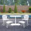 Amyris 2 - Person Patio Dining Set Oval Table-620247008