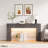 55.12'' Console Table With Drawers And LED Light-663281785