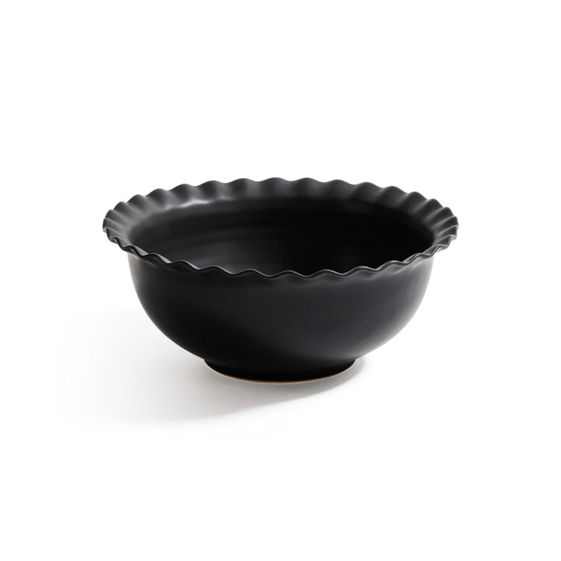 Bol en céramique Montecito, Noir, Grand