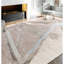 Handmade Silk and Wool Abstract Area Rug-1325979515