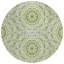 Tapis rond tissé à la machine HomeRoots