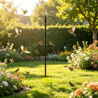Porte-piquets de jardin en métal