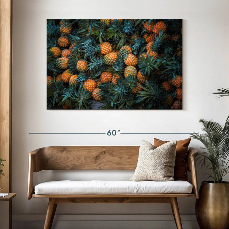 Ananas fraîchement récoltés Yarlin, H 32 po x l 48 po