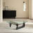 50.9 " Triangle Glass Top Coffee Table with Solid Wood Base and Thickened Tempered Glass – Modern Living Room Accent Table-1162614500-1168237883