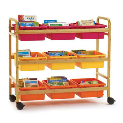 Bamboo Teaching Cart