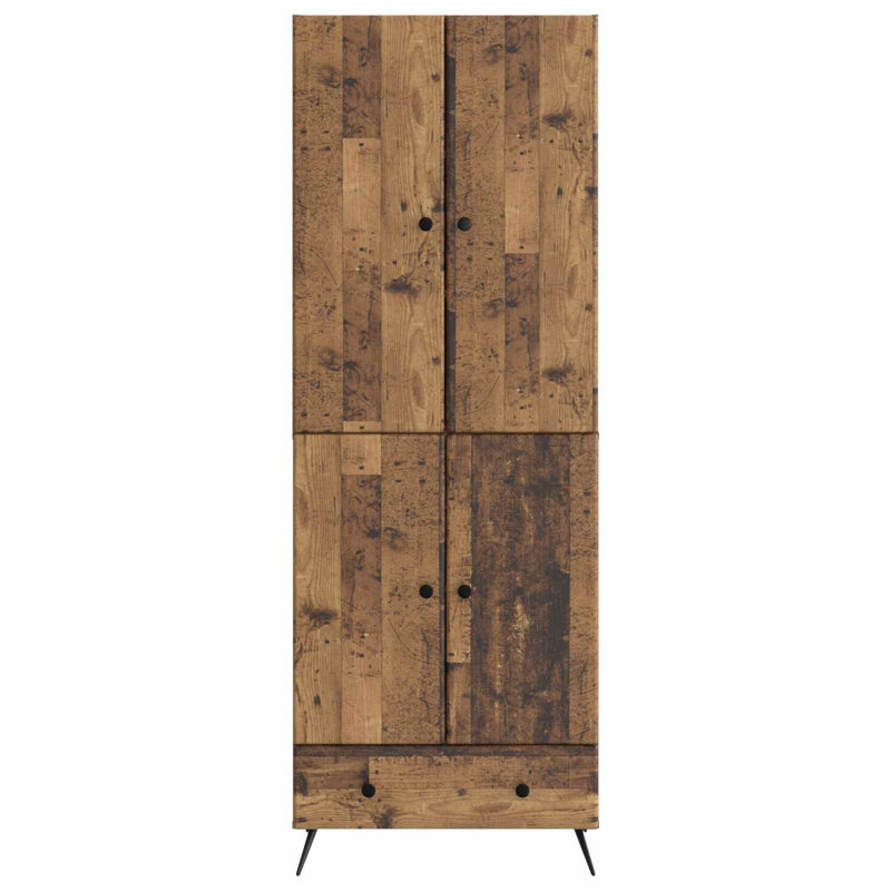 4 -Door 3 Storage Cabinet, Old Wood