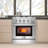 Empava 30" 4.2 Cubic Feet Slide-In Range