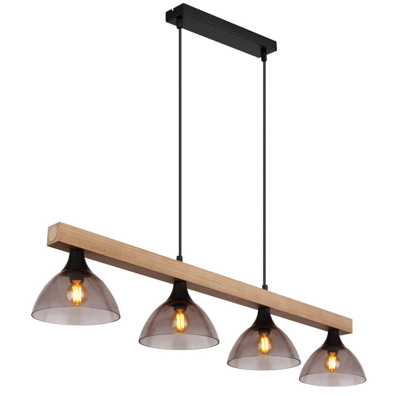 4 - Light Matte Black Pendant