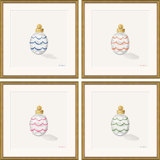 Wave Parfum In Blue, Coral, Pink & Green Print by Dana Gibson