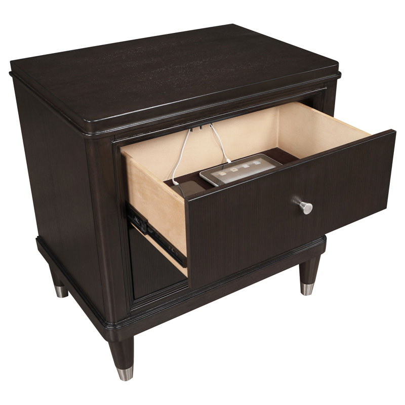 Montel 2-drawer Nightstand Brown