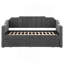 Lit de jour simple tapissier gris anthracite Pressley
