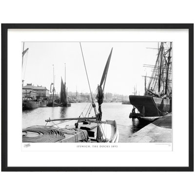 Ipswich, The Docks 1893 by Francis Frith - Single Picture Frame Print