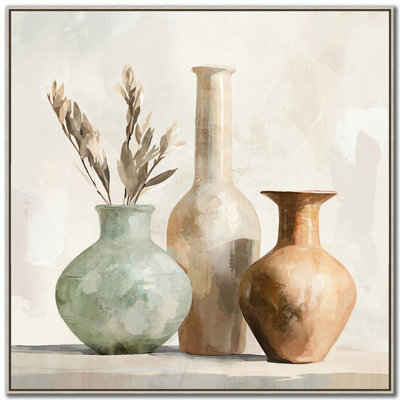 «Rustic Vessels I», art mural sur toile