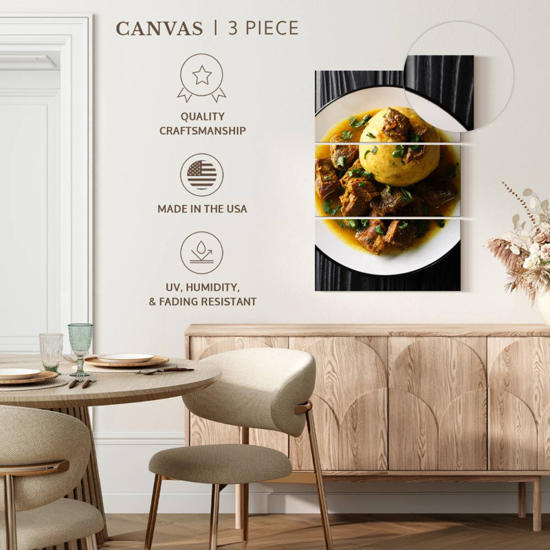 Yarlin Puerto Rican Mofongo, 57" H x 36" W