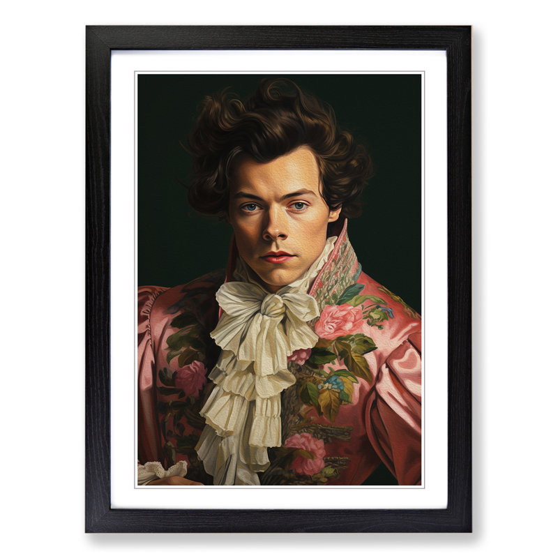Harry Styles Rococo - Single Picture Frame Print on Wood