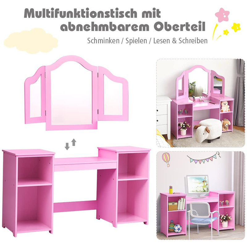 Gillum Dressing Table with Mirror