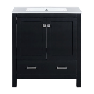 Rinat 30'' Single Bathroom Vanity with Top