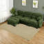 Canapé modulaire moderne modulaire 3 places en chenille à compression
