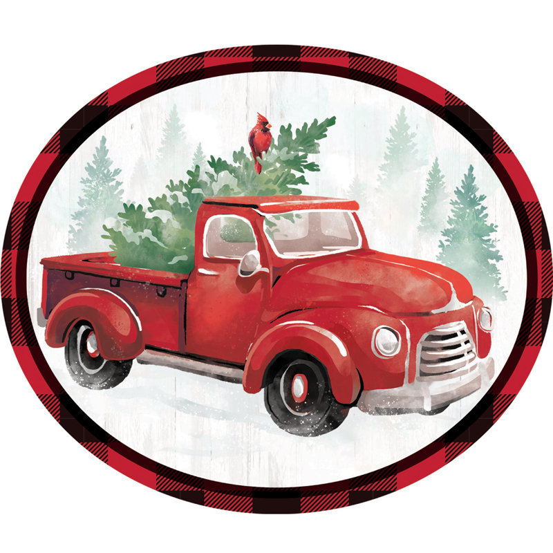 Couvercle de boîte aux lettres Red Truck