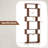 2PCS 6-tier Storage Bookshelf Tall Display Shelf w/ Anti-toppling Kits-1261055720