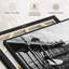 Plage «Black California - Huntington Beach Surfer Wall Art»-101780419