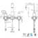 Dayani Widespread 2-handle Bathroom Faucet with Drain Assembly