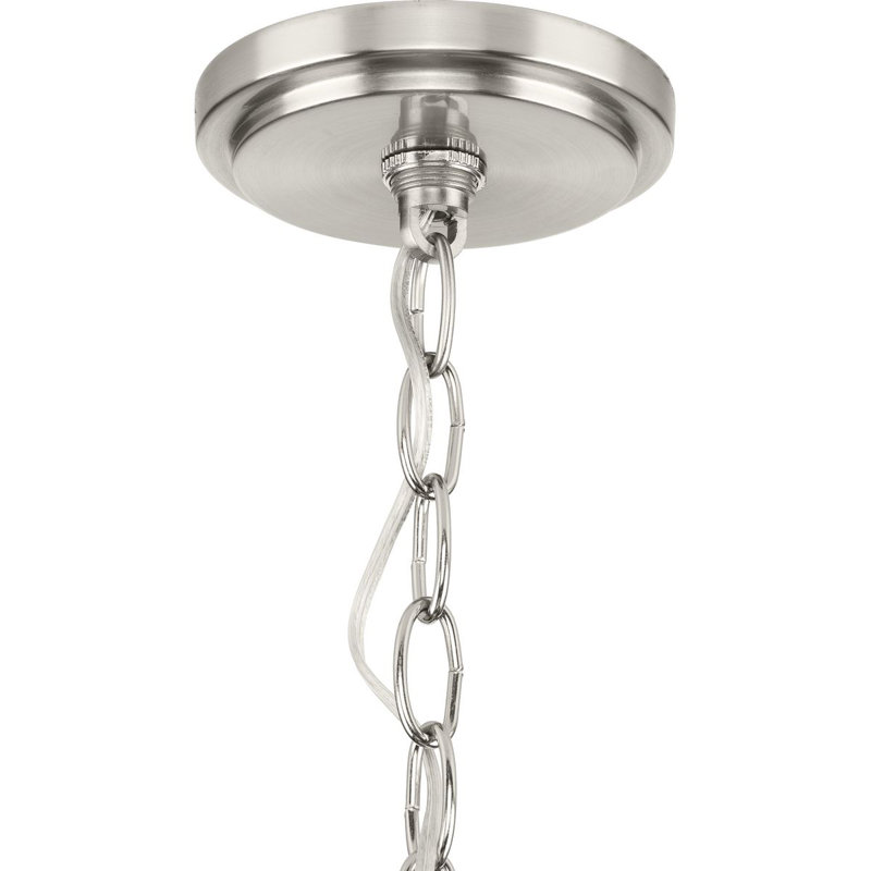 Gilliam 35.5" Brushed Nickel 15-Light Circular Chandelier