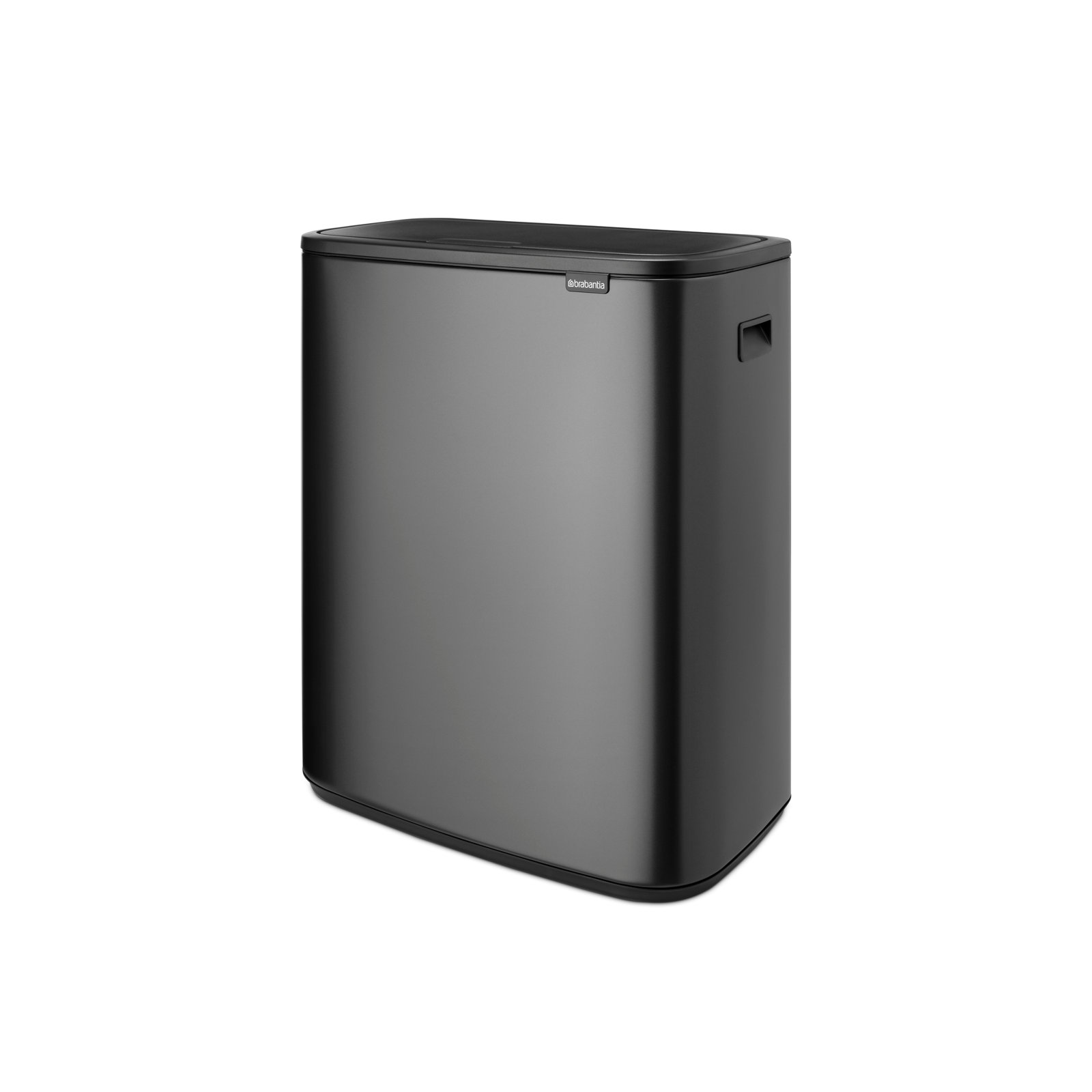 Brabantia Bo 16gal Touch Top Trash Can, Confident Gray