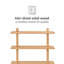Tablettes murales en bois massif Francis-1852465357