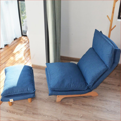 Fauteuil d'appoint pliant inclinable, simple et fonctionnel pour canapé-lit de chambre à coucher, pour adultes