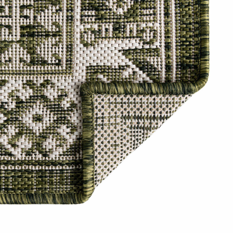Tapis intérieur / extérieur brun Anarsja Southwestern, Rectangle 3 pi 3 po x 5 pi 3 po