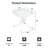 18In Square Outdoor Side Table,White-1221109225