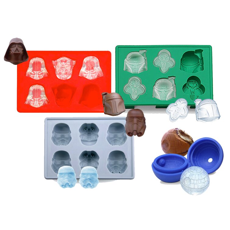 Star Wars Themed Ice Cube Trays That Can Create Ice or Candy