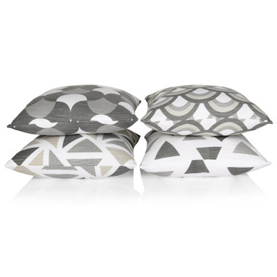 Theon Geometric Multicolor Square Cushion Cover