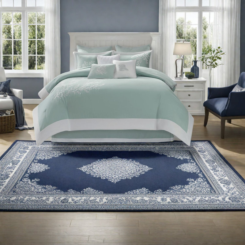 Ensembles de literie de luxe surdimensionnés en coton, édredon jacquard très grand californien, conception inspirée de la mer pour la maison