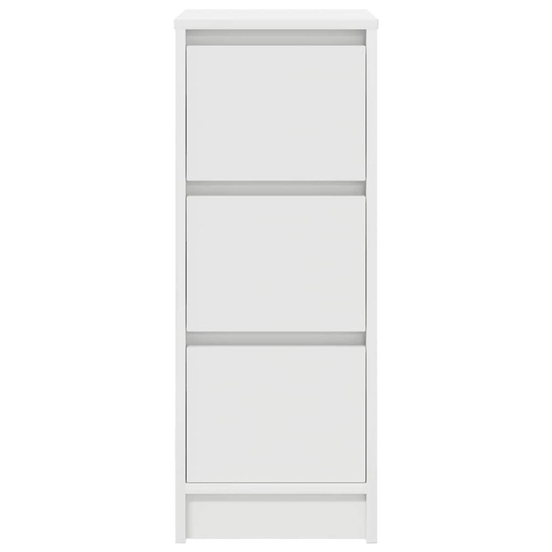 Sideboard 29.5X34x76 Cm Engineered Wood, White