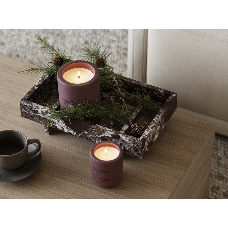 FRAGA Scented Jar Candle Set, Mauve