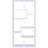 White Geometric Office Bookcase With 8 Shelves - And Appealing Living Room 8-Shelves Stable & Charming-120649843